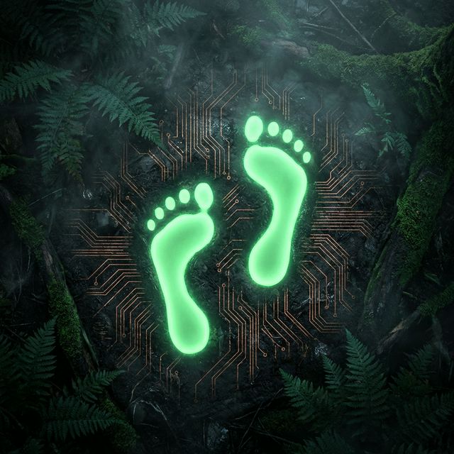 Mysterious footprints