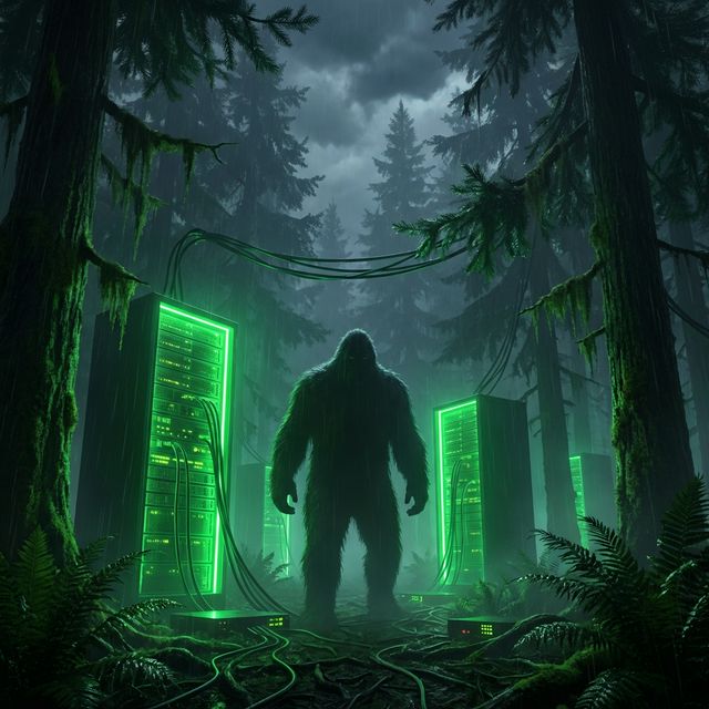 Dark forest server farm